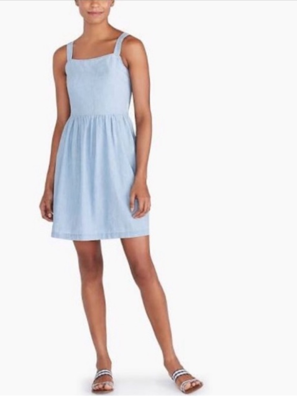 J. Crew / chambray Apron Sundress